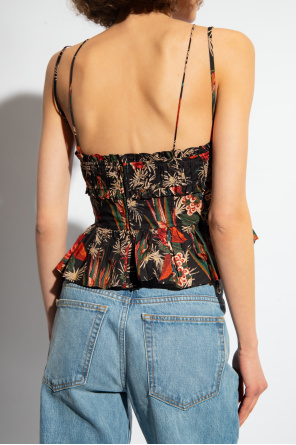 Ulla Johnson ‘Kitty’ top with floral motif