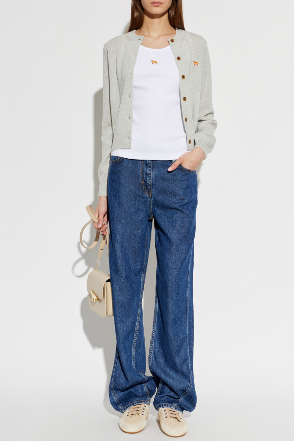 Maison Kitsuné Ribbed top
