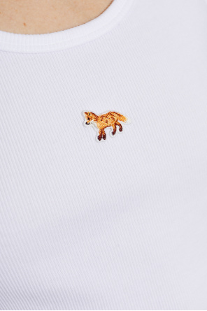 Maison Kitsuné Ribbed top