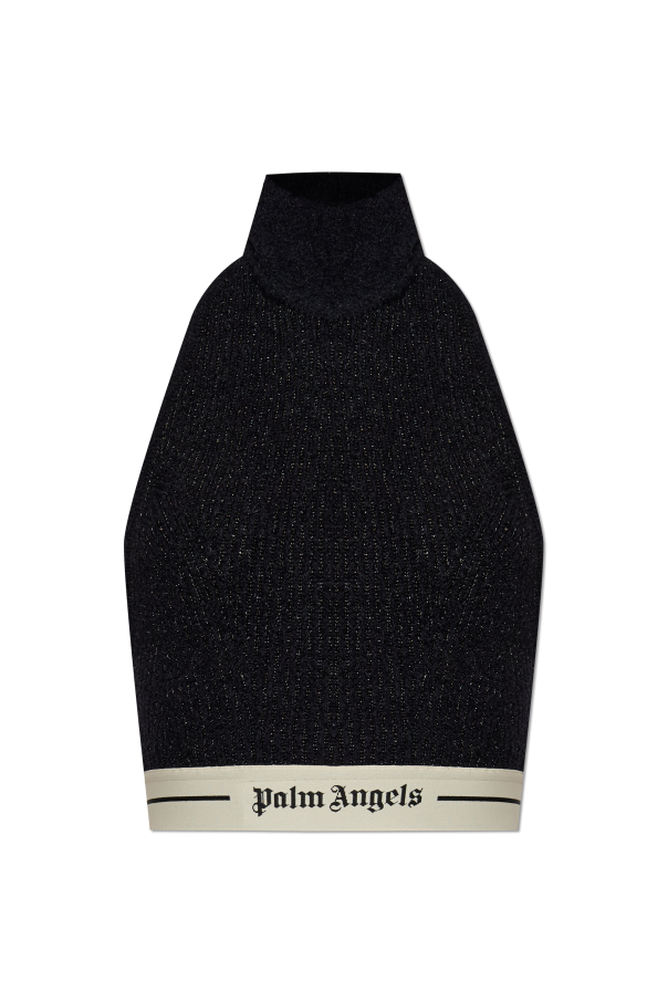 Top with stand-up collar od Palm Angels