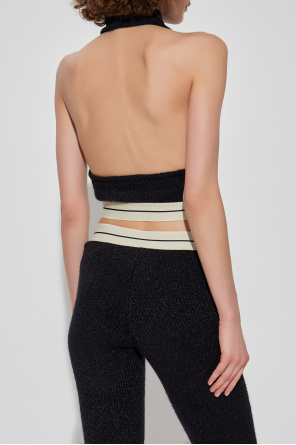 Palm Angels Top with stand-up collar