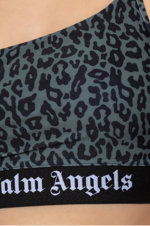 Palm Angels Cropped top with animal motif