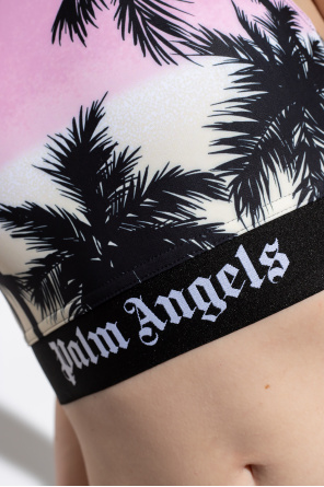 Palm Angels Top sportowy z logo