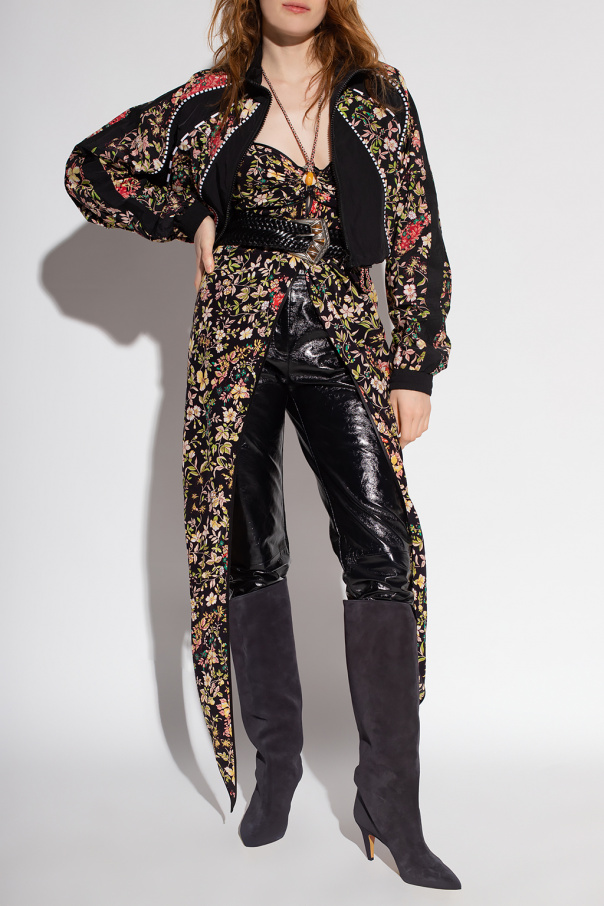 Etro Silk top with floral motif