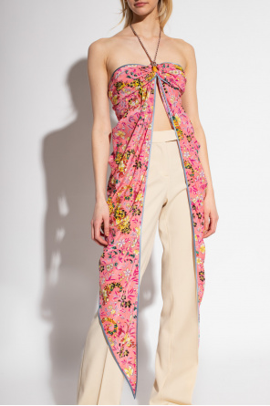 Etro Silk top with floral motif