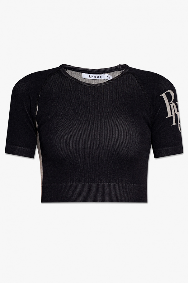 Rhude Cropped top with logo