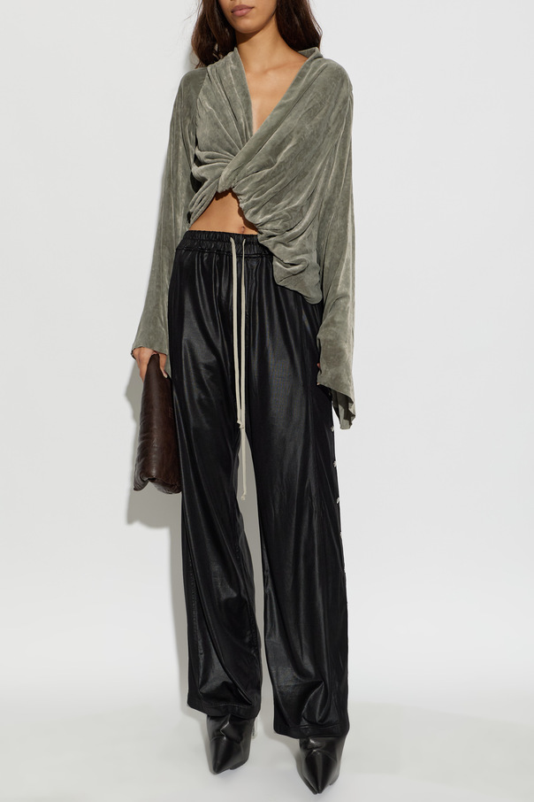 Rick Owens Кадифен топ ‘Twist’