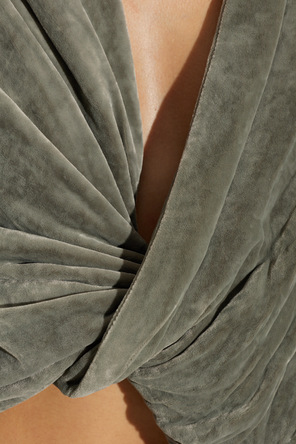 Rick Owens Кадифен топ ‘Twist’