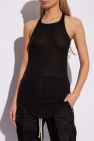 Rick Owens BLACK ‘Rib’ tank top