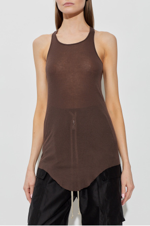 Rick Owens Top mit rohem Finish