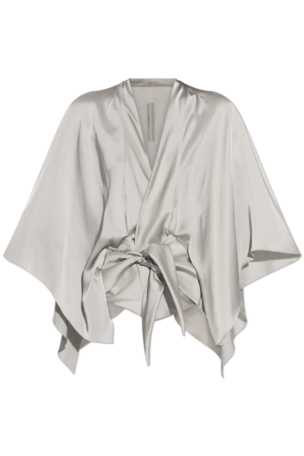 Top with decorative tie od Rick Owens