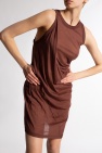 Rick Owens BROWN Long-line tank top