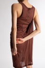 Rick Owens BROWN Long-line tank top
