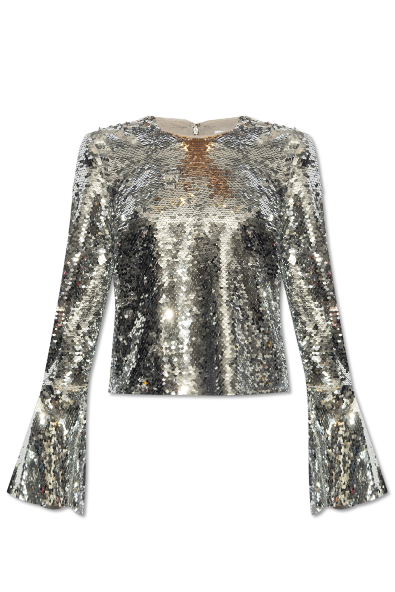 Self Portrait Sequinned top