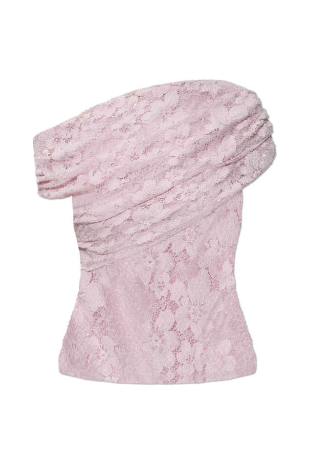 Lace top with shimmering sequins od Self-Portrait