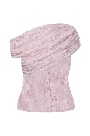 Lace top with shimmering sequins