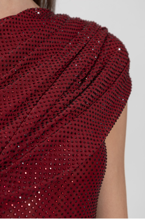 Self-Portrait Top mit Pailletten