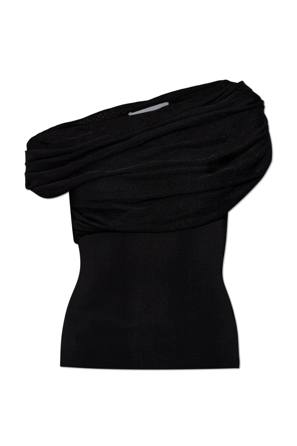 Top with an exposed shoulder od Self-Portrait