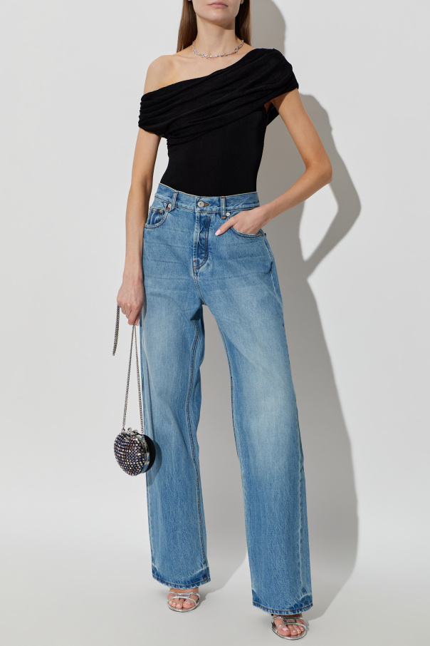 Self-Portrait One-shoulder top