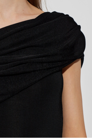 Self-Portrait One-shoulder top