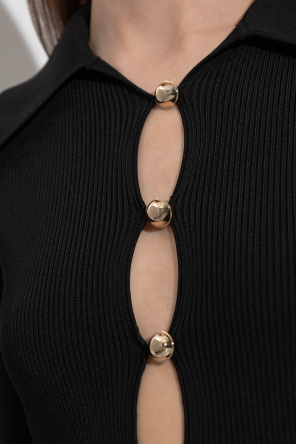 Self-Portrait Top de corte entallado