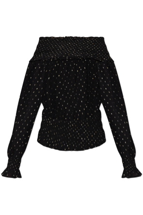 Top with lurex thread