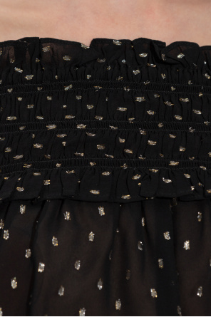 Self-Portrait Top with lurex thread