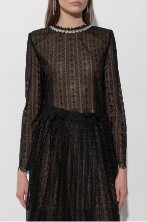 Self-Portrait Spitzen-Top