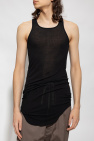 Rick Owens BLACK Ribbed tank top