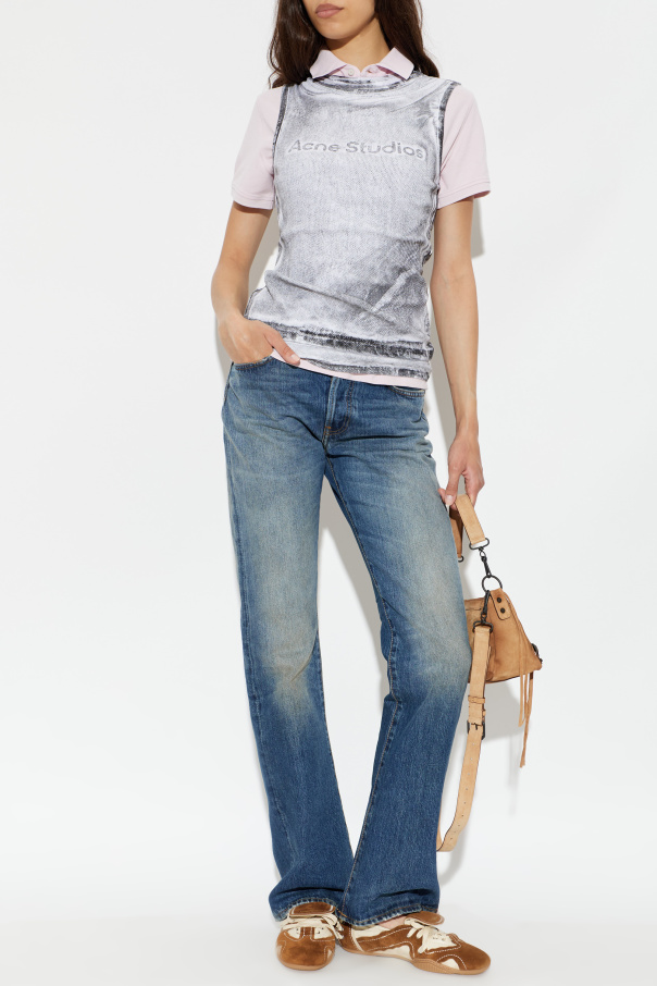 Acne Studios Top con efecto ‘vintage’