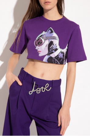 Lanvin Cropped T-shirt with print