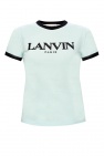 Lanvin Shoulder Pad T Shirt And Split Midi Skirt Co ord