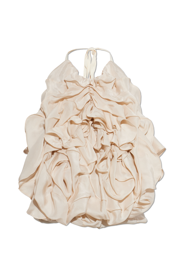 Silk top with ruffles od Maison Margiela