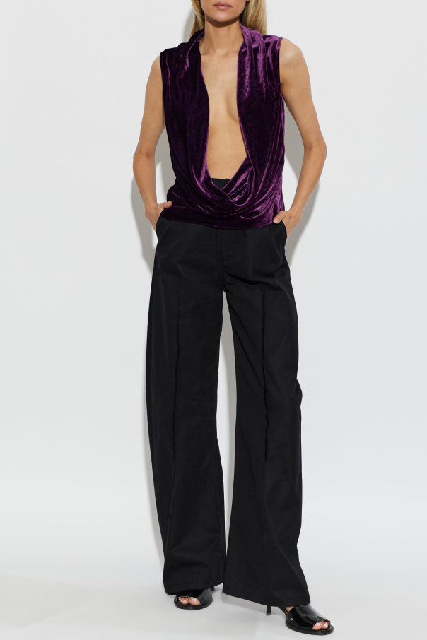 Maison Margiela Velvet top