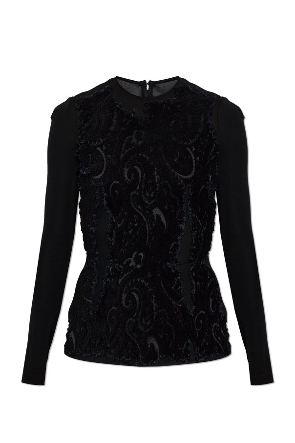 Top with Lace Appliqué od Maison Margiela