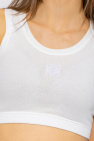 Loewe WHITE Crop top with logo