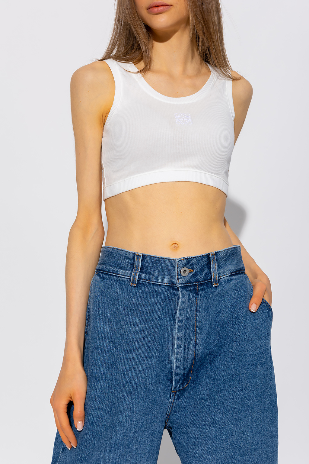 loewe Flamenco Crop top with logo