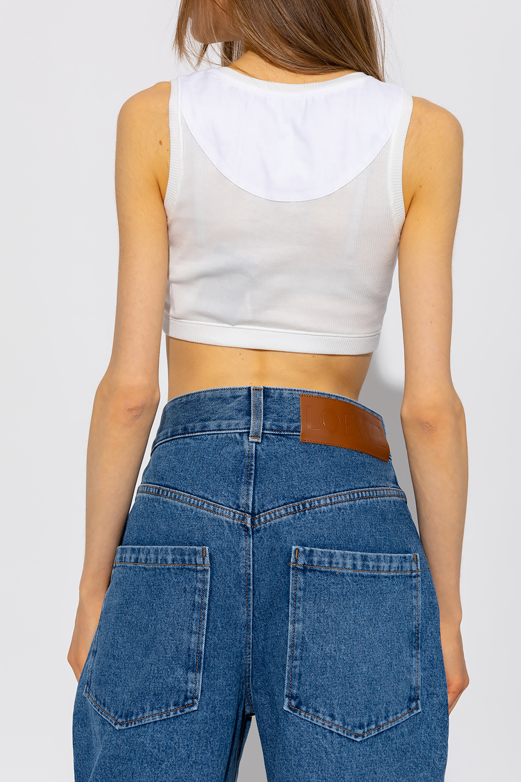 loewe Flamenco Crop top with logo