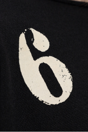 MM6 Maison Margiela Oversized top with printed logo
