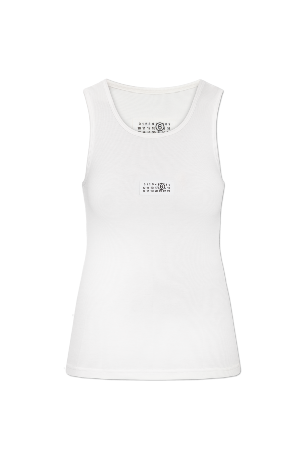 Ribbed sleeveless top, zdjęcie 1 Ribbed sleeveless top od MM6 Maison Margiela