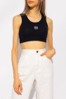 Loewe BLACK Cropped top with Anagram