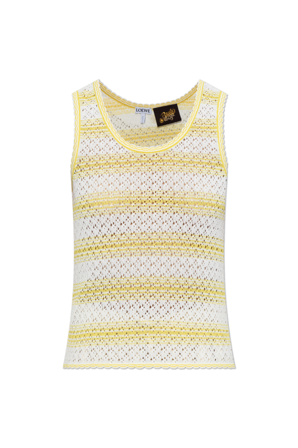 Top with a striped pattern od Loewe