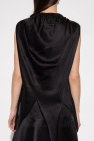 MM6 Maison Margiela Top with asymmetric trim