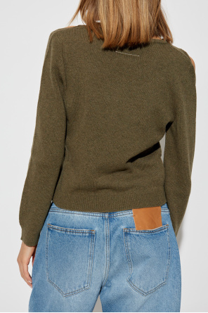 MM6 Maison Margiela Sweater with decorative cut-outs