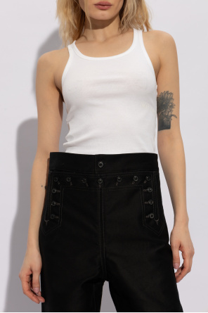 MM6 Maison Margiela Cropped top with opening