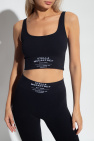 Stella McCartney BLACK Cropped top with logo