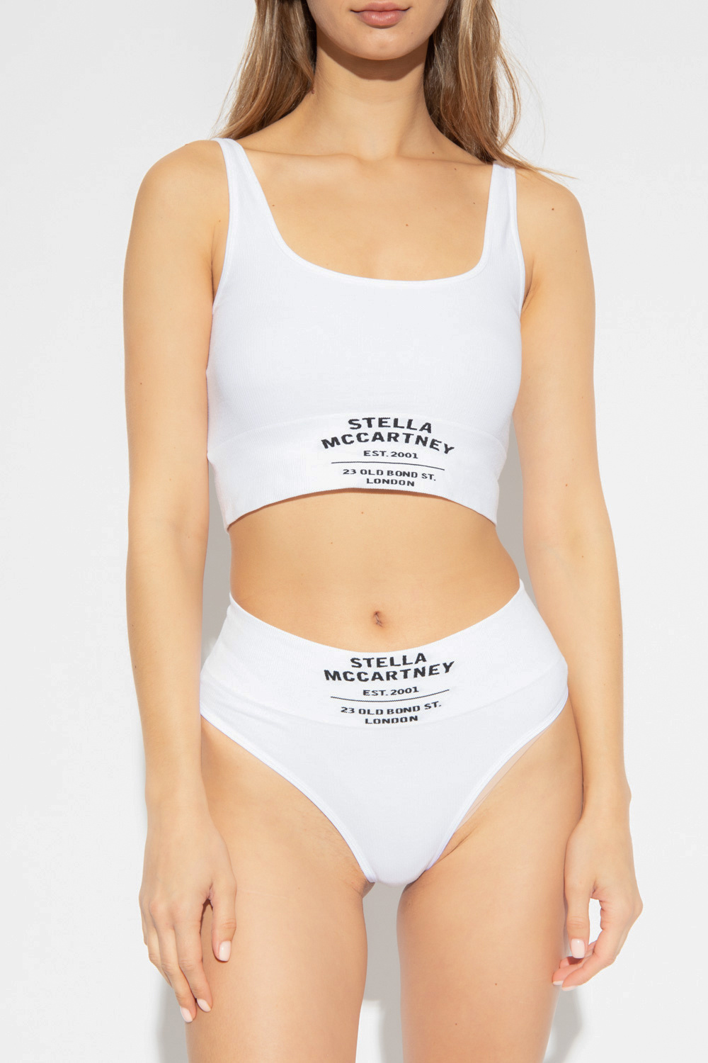 stella vegan McCartney Cropped top with logo