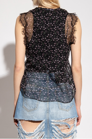 Dsquared2 Top with floral motif