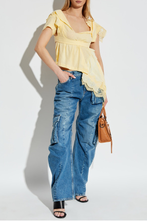 Top with lace insert od Dsquared2