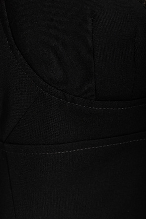 Dsquared2 Wełniany top z bufiastymi rękawami